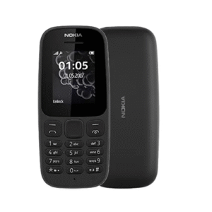 (refurbished) nokia 105 single sim keypad phone