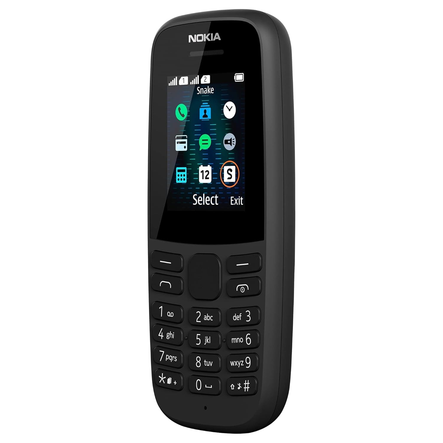 (refurbished) nokia 105 single sim keypad phone (refurbished) nokia 105 single sim keypad phone